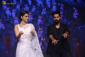 Thodelu movie press meet attended by Kriti Sanon and Varun Dhawan