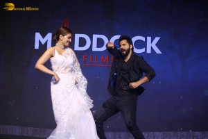 Thodelu movie press meet attended by Kriti Sanon and Varun Dhawan