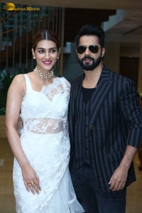 Thodelu movie press meet attended by Kriti Sanon and Varun Dhawan