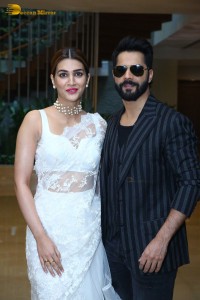 Thodelu movie press meet attended by Kriti Sanon and Varun Dhawan