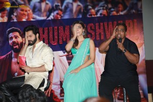Thumkeshwari Song Launch from Bhediya attended by Varun Dhawan and Kriti Sanon