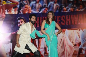 Thumkeshwari Song Launch from Bhediya attended by Varun Dhawan and Kriti Sanon