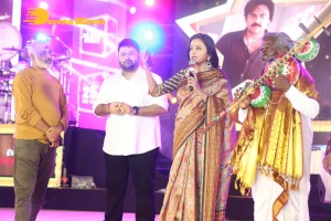 Pictures from the Pre-Release Funciton of Telugu Movie Bheemla Nayak - attended by Pawan Kalyan, Telangana Minister KTR, Rana Daggubati, Samyuktha Menon, Trivikram Srinivas, Kinnera Mogulaiah