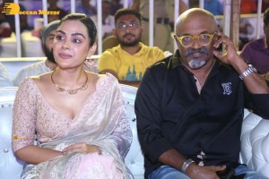 Pictures from the Pre-Release Funciton of Telugu Movie Bheemla Nayak - attended by Pawan Kalyan, Telangana Minister KTR, Rana Daggubati, Samyuktha Menon, Trivikram Srinivas, Kinnera Mogulaiah