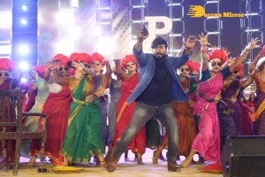 Pictures from the Pre-Release Funciton of Telugu Movie Bheemla Nayak - attended by Pawan Kalyan, Telangana Minister KTR, Rana Daggubati, Samyuktha Menon, Trivikram Srinivas, Kinnera Mogulaiah