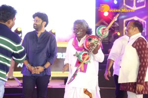 Pictures from the Pre-Release Funciton of Telugu Movie Bheemla Nayak - attended by Pawan Kalyan, Telangana Minister KTR, Rana Daggubati, Samyuktha Menon, Trivikram Srinivas, Kinnera Mogulaiah