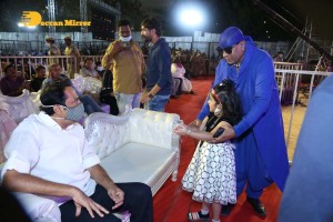 Pictures from the Pre-Release Funciton of Telugu Movie Bheemla Nayak - attended by Pawan Kalyan, Telangana Minister KTR, Rana Daggubati, Samyuktha Menon, Trivikram Srinivas, Kinnera Mogulaiah