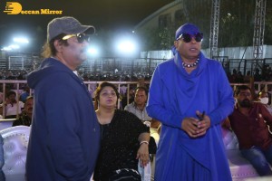 Pictures from the Pre-Release Funciton of Telugu Movie Bheemla Nayak - attended by Pawan Kalyan, Telangana Minister KTR, Rana Daggubati, Samyuktha Menon, Trivikram Srinivas, Kinnera Mogulaiah