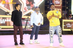 Pictures from the Pre-Release Funciton of Telugu Movie Bheemla Nayak - attended by Pawan Kalyan, Telangana Minister KTR, Rana Daggubati, Samyuktha Menon, Trivikram Srinivas, Kinnera Mogulaiah