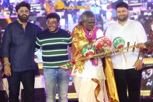 Pictures from the Pre-Release Funciton of Telugu Movie Bheemla Nayak - attended by Pawan Kalyan, Telangana Minister KTR, Rana Daggubati, Samyuktha Menon, Trivikram Srinivas, Kinnera Mogulaiah
