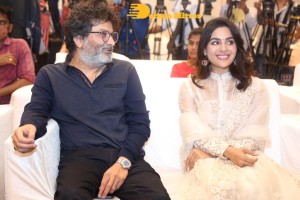 Samyuktha Menon and Trivikram Srinivas attend Bheemla Nayak Success Meet