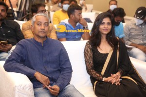 Samyuktha Menon and Trivikram Srinivas attend Bheemla Nayak Success Meet