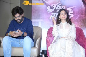 Samyuktha Menon and Trivikram Srinivas attend Bheemla Nayak Success Meet