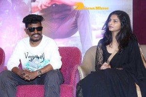 Samyuktha Menon and Trivikram Srinivas attend Bheemla Nayak Success Meet