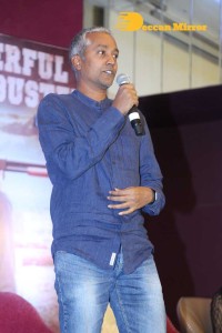 Samyuktha Menon and Trivikram Srinivas attend Bheemla Nayak Success Meet