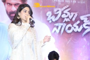 Samyuktha Menon and Trivikram Srinivas attend Bheemla Nayak Success Meet