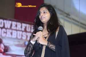 Samyuktha Menon and Trivikram Srinivas attend Bheemla Nayak Success Meet