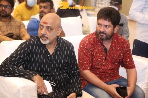 Samyuktha Menon and Trivikram Srinivas attend Bheemla Nayak Success Meet