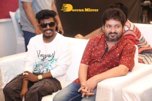 Samyuktha Menon and Trivikram Srinivas attend Bheemla Nayak Success Meet