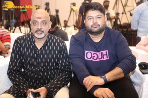 Samyuktha Menon and Trivikram Srinivas attend Bheemla Nayak Success Meet