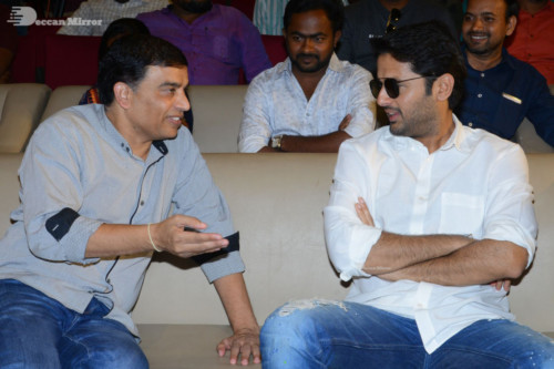 Telugu Movie Bheeshma Success Meet attended by actors Nithin and Rashmika