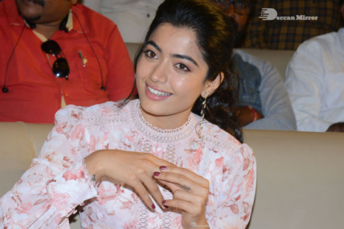 Telugu Movie Bheeshma Success Meet attended by actors Nithin and Rashmika