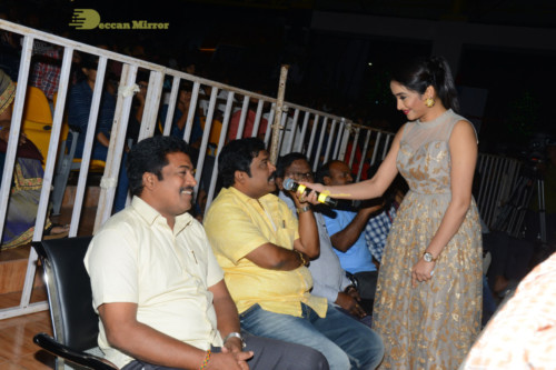 Bheeshma Telugu movie event at Vizag attended by Actors Nithin and Rashmika