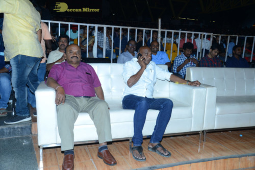 Bheeshma Telugu movie event at Vizag attended by Actors Nithin and Rashmika