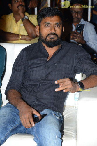 Bheeshma Telugu movie event at Vizag attended by Actors Nithin and Rashmika