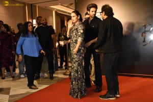 Bhool Bhulaiyaa 3 Success Party attended by Madhuri Dixit, Kartik Aaryan, and Vidya Balan
