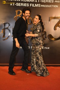 Bhool Bhulaiyaa 3 Success Party attended by Madhuri Dixit, Kartik Aaryan, and Vidya Balan