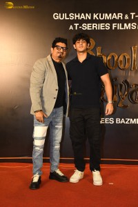 Bhool Bhulaiyaa 3 Success Party attended by Madhuri Dixit, Kartik Aaryan, and Vidya Balan