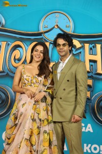 Bhool Chuk Maaf Trailer Launch attended by Rajkummar Rao and Wamiqa Gabbi