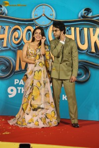 Bhool Chuk Maaf Trailer Launch attended by Rajkummar Rao and Wamiqa Gabbi