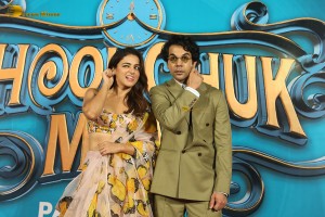Bhool Chuk Maaf Trailer Launch attended by Rajkummar Rao and Wamiqa Gabbi