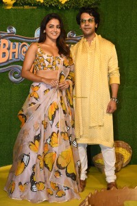 Bhool Chuk Maaf Trailer Launch attended by Rajkummar Rao and Wamiqa Gabbi