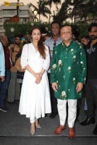 Celebrities including Raveena Tandon, Malaika Arora, and Raashi Khanna attend the Bhoomi Namaskar campaign