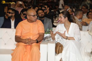 Celebrities including Raveena Tandon, Malaika Arora, and Raashi Khanna attend the Bhoomi Namaskar campaign