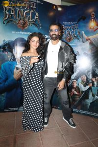 Akshay Kumar and Wamiqa Gabbi promote Bhooth Bangla