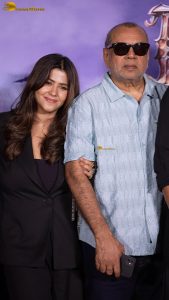 Bhooth Bangla Trailer Launch attended by Akshay Kumar, Tabu, and Wamiqa Gabbi