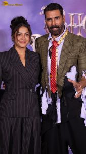 Bhooth Bangla Trailer Launch attended by Akshay Kumar, Tabu, and Wamiqa Gabbi