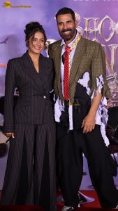 Bhooth Bangla Trailer Launch attended by Akshay Kumar, Tabu, and Wamiqa Gabbi