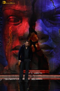 Bollywood superstar Salman Khan shoots for the premiere episode of Bigg Boss Season 18