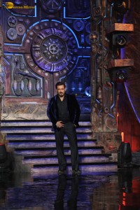 Bollywood superstar Salman Khan shoots for the premiere episode of Bigg Boss Season 18