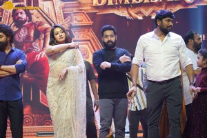 Bimbisara movie pre-release attended by Jr NTR, Kalyan Ram, Samyuktha Menon and Catherine Tresa