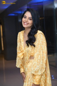 Tollywood actress bindu madhavi in a yellow dress