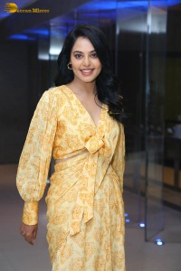 Tollywood actress bindu madhavi in a yellow dress