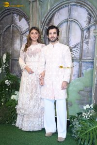 Vedant Birla and Tejal Kulkarni Wedding Reception attended by Birla family, Thackeray family, Urvashi Rautela, Poonam Dhillon, Neelam Kothari, and others