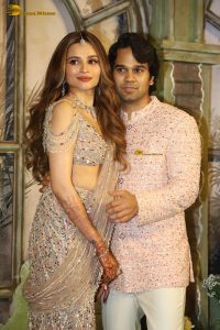 Vedant Birla and Tejal Kulkarni Wedding Reception attended by Birla family, Thackeray family, Urvashi Rautela, Poonam Dhillon, Neelam Kothari, and others