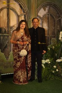 Vedant Birla and Tejal Kulkarni Wedding Reception attended by Birla family, Thackeray family, Urvashi Rautela, Poonam Dhillon, Neelam Kothari, and others